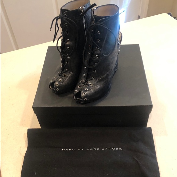 Marc By Marc Jacobs Shoes - MARC BY MARC JACOBS black leather boots